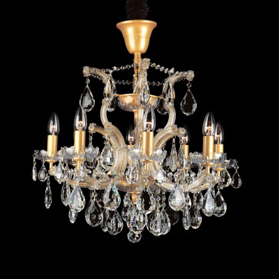 Lightstar Champa 775083 Люстра Lightstar Champa 775083 ЛюстраПодвесные<br>Компания «Светодом» предлагает широкий ассортимент люстр от известных производителей. Представленные в нашем каталоге товары выполнены из современных материалов и обладают отличным качеством. Благодаря широкому ассортименту Вы сможете найти у нас люстру под любой интерьер. Мы предлагаем как классические варианты, так и современные модели, отличающиеся лаконичностью и простотой форм. Стильная люстра Lightstar 775083 станет украшением любого дома. Эта модель от известного производителя не оставит равнодушным ценителей красивых и оригинальных предметов интерьера. Люстра Lightstar 775083 обеспечит равномерное распределение света по всей комнате. При выборе обратите внимание на характеристики, позволяющие приобрести наиболее подходящую модель. Купить понравившуюся люстру по доступной цене Вы можете в интернет-магазине «Светодом».<br><br>Установка на натяжной потолок: Да<br>S освещ. до, м2: 12<br>Крепление: Крюк<br>Тип цоколя: E14<br>Количество ламп: 6<br>MAX мощность ламп, Вт: 40<br>Диаметр, мм мм: 600<br>Размеры: H 700-1700 D 600<br>Высота, мм: 700 - 1700<br>Цвет арматуры: Золотой