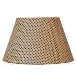 Абажур Lamplandia 7801-2 BEIGE WITH BLACK DOTS