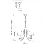 Люстра подвесная Lightstar 781084 Modesto