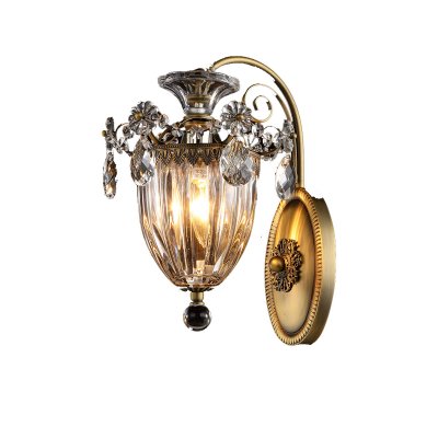 Lightstar SCHON 790611 Светильник настенный бра Lightstar SCHON 790611 Светильник настенный браКлассика<br><br><br>S освещ. до, м2: 4<br>Тип цоколя: E14<br>Количество ламп: 1<br>MAX мощность ламп, Вт: 60<br>Размеры: H320 W210, отступ 260<br>Цвет арматуры: бронзовый