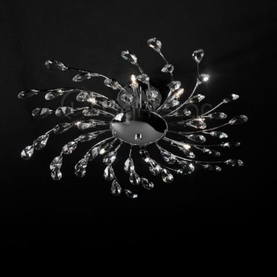 Lightstar ISABELLE 791184 Люстра Lightstar ISABELLE 791184 ЛюстраПотолочные<br>Дополнительно рекомендуем посмотреть другие хрустальные люстры и светильники из данной серии. Модель - люстры Lightstar 791184 замечательно впишется в задуманный Вами интерьер зала, гостиной или спальни. Купите хрустальную люстру уже сегодня и Вы поймете превосходство светильников перед другими направлениями освещения. Основное превосходство хрусталя - это отражение и преломление света во всем пространстве, а отсутствие абажуров не съест получаемый световой поток от горящих ламп!<br><br>Установка на натяжной потолок: Да<br>S освещ. до, м2: 21<br>Крепление: Планка<br>Тип лампы: галогенная / LED-светодиодная<br>Тип цоколя: G9<br>Количество ламп: 8<br>MAX мощность ламп, Вт: 40<br>Диаметр, мм мм: 640<br>Размеры: H 200 D 600<br>Высота, мм: 280<br>Оттенок (цвет): белый<br>Цвет арматуры: серебристый