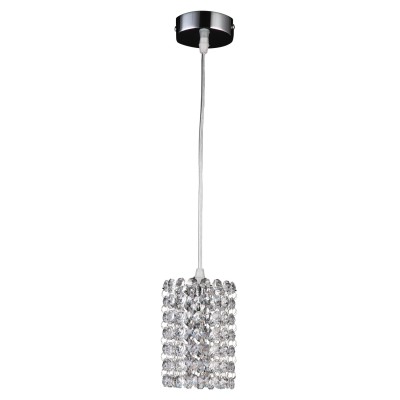 Lightstar CRISTALLO 795314 Светильник подвесной Lightstar CRISTALLO 795314 Светильник подвеснойОдиночные<br>Подвесной светильник – это универсальный вариант, подходящий для любой комнаты. Сегодня производители предлагают огромный выбор таких моделей по самым разным ценам. В каталоге интернет-магазина «Светодом» мы собрали большое количество интересных и оригинальных светильников по выгодной стоимости. Вы можете приобрести их в Москве, Екатеринбурге и любом другом городе России. <br>Подвесной светильник Lightstar 795314 сразу же привлечет внимание Ваших гостей благодаря стильному исполнению. Благородный дизайн позволит использовать эту модель практически в любом интерьере. Она обеспечит достаточно света и при этом легко монтируется. Чтобы купить подвесной светильник Lightstar 795314, воспользуйтесь формой на нашем сайте или позвоните менеджерам интернет-магазина.<br><br>S освещ. до, м2: 2<br>Тип лампы: галогенная / LED-светодиодная<br>Тип цоколя: G9<br>Количество ламп: 1<br>MAX мощность ламп, Вт: 40<br>Диаметр, мм мм: 100<br>Размеры основания, мм: 80<br>Длина цепи/провода, мм: 200 - 1200<br>Размеры: H min-max200-1200 W100<br>Высота, мм: 150<br>Цвет арматуры: серебристый