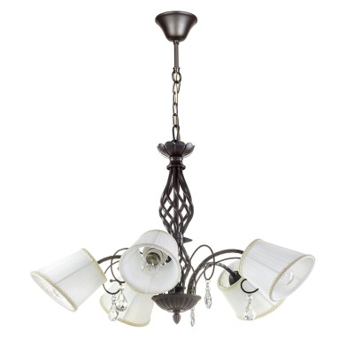 Lightstar ESEDRA 796158 Люстра Lightstar ESEDRA 796158 ЛюстраПодвесные<br>Компания «Светодом» предлагает широкий ассортимент люстр от известных производителей. Представленные в нашем каталоге товары выполнены из современных материалов и обладают отличным качеством. Благодаря широкому ассортименту Вы сможете найти у нас люстру под любой интерьер. Мы предлагаем как классические варианты, так и современные модели, отличающиеся лаконичностью и простотой форм. Стильная люстра Lightstar 796158 станет украшением любого дома. Эта модель от известного производителя не оставит равнодушным ценителей красивых и оригинальных предметов интерьера. Люстра Lightstar 796158 обеспечит равномерное распределение света по всей комнате. При выборе обратите внимание на характеристики, позволяющие приобрести наиболее подходящую модель. Купить понравившуюся люстру по доступной цене Вы можете в интернет-магазине «Светодом».<br><br>Установка на натяжной потолок: Да<br>S освещ. до, м2: 10<br>Тип лампы: Накаливания / энергосбережения / светодиодная<br>Тип цоколя: E14<br>Количество ламп: 5<br>Диаметр, мм мм: 700<br>Высота, мм: 440 - 1260<br>MAX мощность ламп, Вт: 40