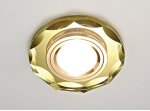 Светильник точечный Ambrella 800 GOLD золото MR16 D90 mm CRYSTAL SPOT
