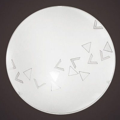Eglo MARS 80263 Настенно-потолочный светильник Eglo MARS 80263 Настенно-потолочный светильникКруглые<br>Австрийское качество модели светильника Eglo 80263 не оставит равнодушным каждого купившего! Матовое закаленное стекло(пр-во Чехия) вытравленный рисунок , основание сталь с защитным покрытием. Класс изоляции 2 (двойная изоляция), IP 20, освещенность 806 lm ,D=245,1X60W,E27.<br><br>S освещ. до, м2: 4<br>Тип лампы: накаливания / энергосбережения / LED-светодиодная<br>Тип цоколя: E27<br>Количество ламп: 1<br>MAX мощность ламп, Вт: 2<br>Диаметр, мм мм: 245<br>Размеры основания, мм: 0<br>Оттенок (цвет): дизайн треугольники<br>Цвет арматуры: белый<br>Общая мощность, Вт: 1X60W