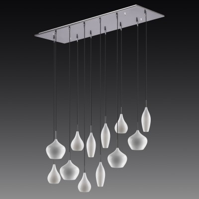 Lightstar PENTOLA 803120 Светильник Lightstar PENTOLA 803120 СветильникПодвесные<br>Компания «Светодом» предлагает широкий ассортимент люстр от известных производителей. Представленные в нашем каталоге товары выполнены из современных материалов и обладают отличным качеством. Благодаря широкому ассортименту Вы сможете найти у нас люстру под любой интерьер. Мы предлагаем как классические варианты, так и современные модели, отличающиеся лаконичностью и простотой форм. Стильная люстра Lightstar 803120 станет украшением любого дома. Эта модель от известного производителя не оставит равнодушным ценителей красивых и оригинальных предметов интерьера. Люстра Lightstar 803120 обеспечит равномерное распределение света по всей комнате. При выборе обратите внимание на характеристики, позволяющие приобрести наиболее подходящую модель. Купить понравившуюся люстру по доступной цене Вы можете в интернет-магазине «Светодом».<br><br>Установка на натяжной потолок: Да<br>S освещ. до, м2: 36<br>Крепление: Планка<br>Тип лампы: Накаливания / энергосбережения / светодиодная<br>Тип цоколя: E14<br>Количество ламп: 12<br>Ширина, мм: 350<br>MAX мощность ламп, Вт: 60<br>Длина, мм: 1000<br>Высота, мм: 370 - 1400<br>Цвет арматуры: серебристый
