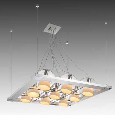 Lightstar Trast 803191 Люстра подвесная Lightstar Trast 803191 Люстра подвеснаяПодвесные<br>Компания «Светодом» предлагает широкий ассортимент люстр от известных производителей. Представленные в нашем каталоге товары выполнены из современных материалов и обладают отличным качеством. Благодаря широкому ассортименту Вы сможете найти у нас люстру под любой интерьер. Мы предлагаем как классические варианты, так и современные модели, отличающиеся лаконичностью и простотой форм. Стильная люстра Lightstar 803191 станет украшением любого дома. Эта модель от известного производителя не оставит равнодушным ценителей красивых и оригинальных предметов интерьера. Люстра Lightstar 803191 обеспечит равномерное распределение света по всей комнате. При выборе обратите внимание на характеристики, позволяющие приобрести наиболее подходящую модель. Купить понравившуюся люстру по доступной цене Вы можете в интернет-магазине «Светодом». Мы предлагаем доставку не только по Москве и Екатеринбурге, но и по всей России.<br><br>Установка на натяжной потолок: Да<br>S освещ. до, м2: 24<br>Крепление: Крюк<br>Тип товара: Люстра подвесная<br>Тип цоколя: E14<br>Количество ламп: 9<br>MAX мощность ламп, Вт: 40<br>Размеры: D 950 H 1200<br>Цвет арматуры: серебристый