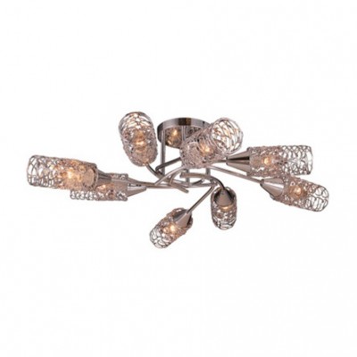 Люстра Colosseo 80332/8C Zoe Люстра Colosseo 80332/8C ZoeПотолочные<br>Компания «Светодом» предлагает широкий ассортимент люстр от известных производителей. Представленные в нашем каталоге товары выполнены из современных материалов и обладают отличным качеством. Благодаря широкому ассортименту Вы сможете найти у нас люстру под любой интерьер. Мы предлагаем как классические варианты, так и современные модели, отличающиеся лаконичностью и простотой форм. <br>Стильная люстра Colosseo 80332/8C станет украшением любого дома. Эта модель от известного производителя не оставит равнодушным ценителей красивых и оригинальных предметов интерьера. Люстра Colosseo 80332/8C обеспечит равномерное распределение света по всей комнате. При выборе обратите внимание на характеристики, позволяющие приобрести наиболее подходящую модель. <br>Купить понравившуюся люстру по доступной цене Вы можете в интернет-магазине «Светодом».<br><br>Установка на натяжной потолок: Ограничено<br>S освещ. до, м2: 32<br>Крепление: Планка<br>Тип лампы: накаливания / энергосбережения / LED-светодиодная<br>Тип цоколя: E14<br>Количество ламп: 8<br>MAX мощность ламп, Вт: 60<br>Диаметр, мм мм: 780<br>Высота, мм: 210<br>Цвет арматуры: серебристый