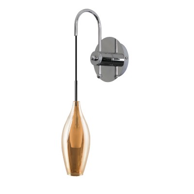 Lightstar PENTOLA 803523 Светильник настенный бра Lightstar PENTOLA 803523 Светильник настенный браСовременные<br><br><br>Тип лампы: галогенная/LED<br>Тип цоколя: G9<br>Количество ламп: 1<br>Ширина, мм: 130<br>MAX мощность ламп, Вт: 25<br>Расстояние от стены, мм: 205<br>Высота, мм: 380 - 530
