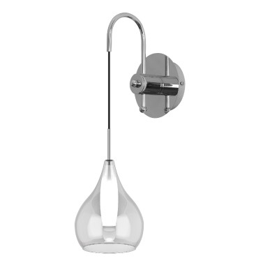 Lightstar PENTOLA 803531 Светильник настенный бра Lightstar PENTOLA 803531 Светильник настенный браСовременные<br><br><br>Тип лампы: галогенная/LED<br>Тип цоколя: G9<br>Цвет арматуры: серебристый<br>Количество ламп: 1<br>Ширина, мм: 220<br>Высота, мм: 350 - 500<br>MAX мощность ламп, Вт: 25