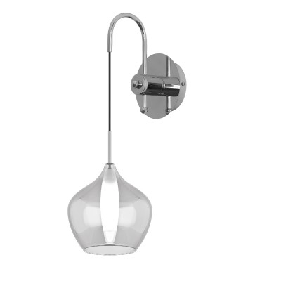 Lightstar PENTOLA 803541 Светильник настенный бра Lightstar PENTOLA 803541 Светильник настенный браСовременные<br><br><br>Тип лампы: галогенная/LED<br>Тип цоколя: G9<br>Ширина, мм: 170<br>Глубина, мм: 200<br>Высота, мм: 320 - 470<br>MAX мощность ламп, Вт: 25