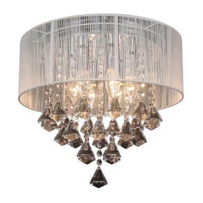 Люстра потолочная Colosseo 80386/6C Mirabella Люстра потолочная Colosseo 80386/6C MirabellaПотолочные<br>Потрясающее итальянское творение представлено дизайнерами и мастерами своего дела. Перед Вами потолочная люстра Colosseo 80386/6C, выполненная в лучших традициях европейского качества. Гармоничное сочетание прочного металла, благородного текстиля и переливающегося хрусталя делают изделие поистине роскошным и презентабельным. Для освещения и декорирования холлов, залов, гостиных, спален и других пространств прекрасно подойдёт потолочная люстра Colosseo 80386/6C. Объёмные ожерелья хрусталя подвешены к округлой и лаконичной конструкции, которая к тому же обрамлена изысканной полупрозрачной тканью белоснежного оттенка: чистого и гармоничного. Всё это делает люстру Colosseo 80386/6C очаровательной, элегантной и превосходной в своём эстетическом и дизайнерском наполнении.<br><br>Установка на натяжной потолок: Да<br>S освещ. до, м2: 24<br>Крепление: Планка<br>Тип лампы: накаливания / энергосбережения / LED-светодиодная<br>Тип цоколя: E14<br>Количество ламп: 6<br>MAX мощность ламп, Вт: 60<br>Диаметр, мм мм: 400<br>Высота, мм: 360<br>Цвет арматуры: серебристый