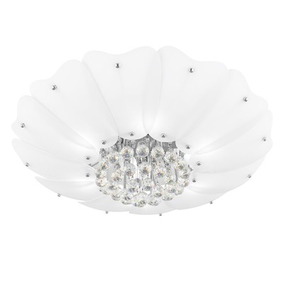Lightstar Lobo 804040 Люстра Lightstar Lobo 804040 ЛюстраПотолочные<br>Компания «Светодом» предлагает широкий ассортимент люстр от известных производителей. Представленные в нашем каталоге товары выполнены из современных материалов и обладают отличным качеством. Благодаря широкому ассортименту Вы сможете найти у нас люстру под любой интерьер. Мы предлагаем как классические варианты, так и современные модели, отличающиеся лаконичностью и простотой форм. <br>Стильная люстра Lightstar 804040 станет украшением любого дома. Эта модель от известного производителя не оставит равнодушным ценителей красивых и оригинальных предметов интерьера. Люстра Lightstar 804040 обеспечит равномерное распределение света по всей комнате. При выборе обратите внимание на характеристики, позволяющие приобрести наиболее подходящую модель. <br>Купить понравившуюся люстру по доступной цене Вы можете в интернет-магазине «Светодом».<br><br>Установка на натяжной потолок: Ограничено<br>S освещ. до, м2: 24<br>Крепление: Планка<br>Тип лампы: галогенная / LED-светодиодная<br>Тип цоколя: G9<br>Количество ламп: 9<br>MAX мощность ламп, Вт: 40<br>Диаметр, мм мм: 700<br>Размеры основания, мм: 380<br>Размеры: D660 H200<br>Высота, мм: 210<br>Оттенок (цвет): белый<br>Цвет арматуры: серебристый