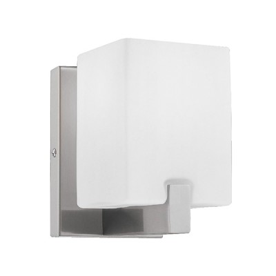 Lightstar SIMPLE LIGHT 805610 Светильник настенный бра Lightstar SIMPLE LIGHT 805610 Светильник настенный браХай-тек<br>Распродажа остатков 2 штуки!<br><br>S освещ. до, м2: 2<br>Тип лампы: накаливания / энергосбережения / LED-светодиодная<br>Тип цоколя: E14<br>Количество ламп: 1<br>Ширина, мм: 100<br>MAX мощность ламп, Вт: 40<br>Размеры: W 100 H 150<br>Расстояние от стены, мм: 120<br>Высота, мм: 150<br>Оттенок (цвет): белый<br>Цвет арматуры: серый
