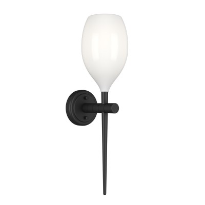 Lightstar META 807610 Светильник настенный бра Lightstar META 807610 Светильник настенный браСовременные<br><br><br>Тип лампы: накаливания / энергосберегающая / светодиодная<br>Тип цоколя: E14<br>Количество ламп: 1<br>Ширина, мм: 130<br>Выступ, мм: 180<br>Высота, мм: 500<br>Поверхность арматуры: матовый<br>Цвет арматуры: черный<br>Общая мощность, Вт: 40