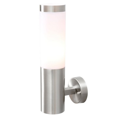 Светильник влагозащищенный Mw light 809020401 Плутон Светильник влагозащищенный Mw light 809020401 ПлутонНастенные<br>Описание модели 809020401: Светильник из коллекции «Плутон» предназначен для уличного освещения. Он прекрасно украсит обстановку экстерьера загородного дома. Основание выполнено из надежной стали и гармонично сочетается с плафоном из матового акрила. Цилиндрическая форма и дизайн визуально разделяют светильник на две половины и делают его особенно интересным. Рекомендуемая площадь освещения 2 кв.м.<br><br>S освещ. до, м2: 2<br>Тип лампы: накаливания / энергосбережения / LED-светодиодная<br>Тип цоколя: Е27<br>Количество ламп: 1<br>Ширина, мм: 80<br>MAX мощность ламп, Вт: 40<br>Длина, мм: 330<br>Высота, мм: 140<br>Поверхность арматуры: глянцевый<br>Цвет арматуры: серебристый<br>Общая мощность, Вт: 40