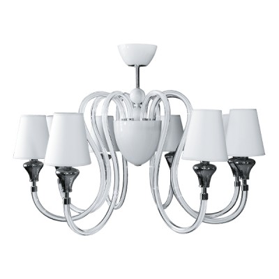 Lightstar Sally 809086 Люстра подвесная Lightstar Sally 809086 Люстра подвеснаяПодвесные<br>Компания «Светодом» предлагает широкий ассортимент люстр от известных производителей. Представленные в нашем каталоге товары выполнены из современных материалов и обладают отличным качеством. Благодаря широкому ассортименту Вы сможете найти у нас люстру под любой интерьер. Мы предлагаем как классические варианты, так и современные модели, отличающиеся лаконичностью и простотой форм. <br>Стильная люстра Lightstar 809086 станет украшением любого дома. Эта модель от известного производителя не оставит равнодушным ценителей красивых и оригинальных предметов интерьера. Люстра Lightstar 809086 обеспечит равномерное распределение света по всей комнате. При выборе обратите внимание на характеристики, позволяющие приобрести наиболее подходящую модель. <br>Купить понравившуюся люстру по доступной цене Вы можете в интернет-магазине «Светодом».<br><br>Установка на натяжной потолок: Да<br>S освещ. до, м2: 13<br>Крепление: Крюк<br>Тип лампы: накаливания / энергосбережения / LED-светодиодная<br>Тип цоколя: 8xE14+1xG9<br>Количество ламп: 9<br>MAX мощность ламп, Вт: 40<br>Диаметр, мм мм: 470<br>Размеры основания, мм: 100<br>Размеры: H 650 D 950<br>Высота, мм: 450<br>Оттенок (цвет): белый<br>Цвет арматуры: серебристый
