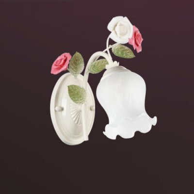Светильник бра Colosseo 80941/1W Rosanna Светильник бра Colosseo 80941/1W RosannaФлористика<br><br><br>Тип лампы: накаливания / энергосбережения / LED-светодиодная<br>Тип цоколя: E27<br>Ширина, мм: 180<br>MAX мощность ламп, Вт: 60<br>Расстояние от стены, мм: 285<br>Высота, мм: 270