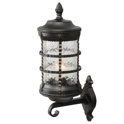 Светильник уличный Mw light 810020101 Донато Светильник уличный Mw light 810020101 ДонатоНастенные<br>Описание модели 810020101: Широкая семья стильных уличных светильников из коллекции «Донато» поможет разнообразить и со вкусом оформить экстерьер загородного дома. Основание из алюминия чёрного цвета обрамляет стеклянный плафон. За счет простых форм, классического цветового решения и исторической стилизации, светильник наполнит обстановку духом благородной старины и спокойствия.<br><br>S освещ. до, м2: 4<br>Тип лампы: накаливания / энергосбережения / LED-светодиодная<br>Тип цоколя: E27<br>Количество ламп: 1<br>Ширина, мм: 240<br>MAX мощность ламп, Вт: 100<br>Длина, мм: 180<br>Расстояние от стены, мм: 240<br>Высота, мм: 500<br>Поверхность арматуры: матовый, рельефный<br>Цвет арматуры: черный<br>Общая мощность, Вт: 100