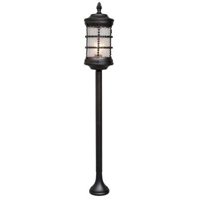 Светильник уличный Mw light 810040501 Донато Светильник уличный Mw light 810040501 ДонатоОдиночные фонари<br>Описание модели 810040501: Широкая семья стильных уличных светильников из коллекции «Донато» поможет разнообразить и со вкусом оформить экстерьер загородного дома. Основание из алюминия чёрного цвета обрамляет стеклянный плафон. За счет простых форм, классического цветового решения и исторической стилизации, светильник наполнит обстановку духом благородной старины и спокойствия.<br><br>S освещ. до, м2: 5<br>Тип лампы: накаливания / энергосбережения / LED-светодиодная<br>Тип цоколя: E27<br>Количество ламп: 1<br>MAX мощность ламп, Вт: 100<br>Диаметр, мм мм: 130<br>Высота, мм: 1170<br>Поверхность арматуры: матовый, рельефный<br>Цвет арматуры: черный<br>Общая мощность, Вт: 100