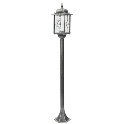 Светильник влагозащищенный Mw light 813040501 Бургос Светильник влагозащищенный Mw light 813040501 БургосБольшие фонари<br>Описание модели 813040501: Оригинальное витражное стекло в коллекции Бургос красиво преломляет лучи света, тем самым достойно украшая конструкцию светильников. Контуры алюминиевого литого основания чёрного цвета декорированы модной серебряной патиной. Благодаря лёгкости металлической конструкции и интересному дизайну, светильник отлично впишется в экстерьер любого природного ландшафта.<br><br>S освещ. до, м2: 4<br>Тип лампы: накаливания / энергосбережения / LED-светодиодная<br>Тип цоколя: Е27<br>Количество ламп: 1<br>Ширина, мм: 160<br>MAX мощность ламп, Вт: 100<br>Длина, мм: 160<br>Высота, мм: 1220<br>Цвет арматуры: черный<br>Общая мощность, Вт: 100