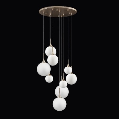 Светильник Lightstar 813093 Светильник Lightstar 813093Подвесные<br>Компания «Светодом» предлагает широкий ассортимент люстр от известных производителей. Представленные в нашем каталоге товары выполнены из современных материалов и обладают отличным качеством. Благодаря широкому ассортименту Вы сможете найти у нас люстру под любой интерьер. Мы предлагаем как классические варианты, так и современные модели, отличающиеся лаконичностью и простотой форм. Стильная люстра Lightstar 813093 станет украшением любого дома. Эта модель от известного производителя не оставит равнодушным ценителей красивых и оригинальных предметов интерьера. Люстра Lightstar 813093 обеспечит равномерное распределение света по всей комнате. При выборе обратите внимание на характеристики, позволяющие приобрести наиболее подходящую модель. Купить понравившуюся люстру по доступной цене Вы можете в интернет-магазине «Светодом».<br><br>Установка на натяжной потолок: Да<br>S освещ. до, м2: 18<br>Крепление: Планка<br>Тип лампы: Накаливания / энергосбережения / светодиодная<br>Тип цоколя: E14<br>Количество ламп: 9<br>MAX мощность ламп, Вт: 40<br>Диаметр, мм мм: 700<br>Высота, мм: 450 - 1820