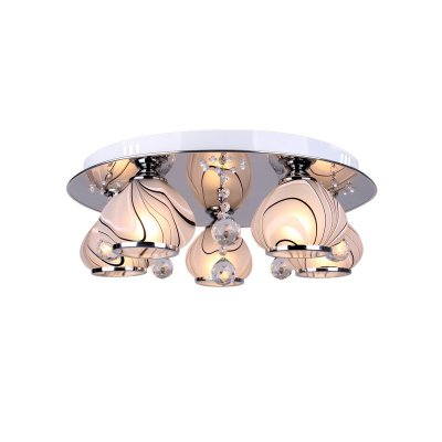 Люстра Colosseo 81608/5C MELISSA Люстра Colosseo 81608/5C MELISSAПотолочные<br>Компания «Светодом» предлагает широкий ассортимент люстр от известных производителей. Представленные в нашем каталоге товары выполнены из современных материалов и обладают отличным качеством. Благодаря широкому ассортименту Вы сможете найти у нас люстру под любой интерьер. Мы предлагаем как классические варианты, так и современные модели, отличающиеся лаконичностью и простотой форм. Стильная люстра Colosseo 81608/5C станет украшением любого дома. Эта модель от известного производителя не оставит равнодушным ценителей красивых и оригинальных предметов интерьера. Люстра Colosseo 81608/5C обеспечит равномерное распределение света по всей комнате. При выборе обратите внимание на характеристики, позволяющие приобрести наиболее подходящую модель. Купить понравившуюся люстру по доступной цене Вы можете в интернет-магазине «Светодом».<br><br>Установка на натяжной потолок: Ограничено<br>S освещ. до, м2: 15<br>Крепление: Планка<br>Тип лампы: накаливания / энергосбережения / LED-светодиодная<br>Тип цоколя: E14<br>Количество ламп: 5<br>MAX мощность ламп, Вт: 60<br>Диаметр, мм мм: 500<br>Высота, мм: 160