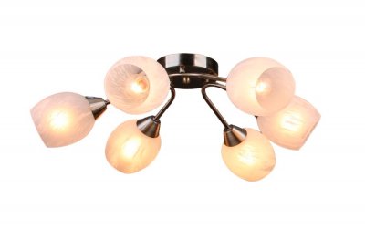 Люстра Colosseo 81613/6C Люстра Colosseo 81613/6CПотолочные<br>Компания «Светодом» предлагает широкий ассортимент люстр от известных производителей. Представленные в нашем каталоге товары выполнены из современных материалов и обладают отличным качеством. Благодаря широкому ассортименту Вы сможете найти у нас люстру под любой интерьер. Мы предлагаем как классические варианты, так и современные модели, отличающиеся лаконичностью и простотой форм. Стильная люстра Colosseo 81613/6C станет украшением любого дома. Эта модель от известного производителя не оставит равнодушным ценителей красивых и оригинальных предметов интерьера. Люстра Colosseo 81613/6C обеспечит равномерное распределение света по всей комнате. При выборе обратите внимание на характеристики, позволяющие приобрести наиболее подходящую модель. Купить понравившуюся люстру по доступной цене Вы можете в интернет-магазине «Светодом».<br><br>Установка на натяжной потолок: Ограничено<br>S освещ. до, м2: 24<br>Крепление: Планка<br>Тип лампы: накаливания / энергосбережения / LED-светодиодная<br>Тип цоколя: E14<br>Количество ламп: 6<br>MAX мощность ламп, Вт: 60<br>Диаметр, мм мм: 600<br>Высота, мм: 170<br>Цвет арматуры: бронзовый