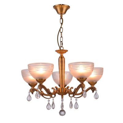 Люстра Colosseo 81625/5 NESTORE Люстра Colosseo 81625/5 NESTOREПодвесные<br>Компания «Светодом» предлагает широкий ассортимент люстр от известных производителей. Представленные в нашем каталоге товары выполнены из современных материалов и обладают отличным качеством. Благодаря широкому ассортименту Вы сможете найти у нас люстру под любой интерьер. Мы предлагаем как классические варианты, так и современные модели, отличающиеся лаконичностью и простотой форм. Стильная люстра Colosseo 81625/5 станет украшением любого дома. Эта модель от известного производителя не оставит равнодушным ценителей красивых и оригинальных предметов интерьера. Люстра Colosseo 81625/5 обеспечит равномерное распределение света по всей комнате. При выборе обратите внимание на характеристики, позволяющие приобрести наиболее подходящую модель. Купить понравившуюся люстру по доступной цене Вы можете в интернет-магазине «Светодом».<br><br>Установка на натяжной потолок: Да<br>S освещ. до, м2: 15<br>Крепление: Крюк<br>Тип лампы: накаливания / энергосбережения / LED-светодиодная<br>Тип цоколя: E27<br>Количество ламп: 5<br>MAX мощность ламп, Вт: 60<br>Диаметр, мм мм: 560<br>Высота, мм: 450<br>Цвет арматуры: латунь