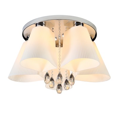 Люстра Colosseo 82008/5C ORSO Люстра Colosseo 82008/5C ORSOПотолочные<br>Компания «Светодом» предлагает широкий ассортимент люстр от известных производителей. Представленные в нашем каталоге товары выполнены из современных материалов и обладают отличным качеством. Благодаря широкому ассортименту Вы сможете найти у нас люстру под любой интерьер. Мы предлагаем как классические варианты, так и современные модели, отличающиеся лаконичностью и простотой форм. <br>Стильная люстра Colosseo 82008/5C станет украшением любого дома. Эта модель от известного производителя не оставит равнодушным ценителей красивых и оригинальных предметов интерьера. Люстра Colosseo 82008/5C обеспечит равномерное распределение света по всей комнате. При выборе обратите внимание на характеристики, позволяющие приобрести наиболее подходящую модель. <br>Купить понравившуюся люстру по доступной цене Вы можете в интернет-магазине «Светодом».<br><br>Установка на натяжной потолок: Ограничено<br>S освещ. до, м2: 15<br>Крепление: Планка<br>Тип цоколя: E27<br>Количество ламп: 5<br>MAX мощность ламп, Вт: 60<br>Диаметр, мм мм: 550<br>Высота, мм: 260<br>Цвет арматуры: серебристый