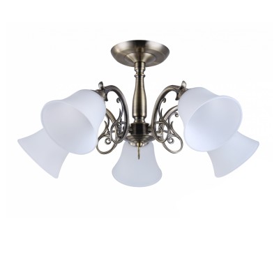 COLOSSEO optima 82134/5C бронза E27 5*60W COLOSSEO optima 82134/5C бронза E27 5*60WПотолочные<br><br><br>S освещ. до, м2: 15<br>Тип лампы: Накаливания / энергосбережения / светодиодная<br>Тип цоколя: E27<br>Количество ламп: 5<br>MAX мощность ламп, Вт: 60<br>Диаметр, мм мм: 620<br>Высота, мм: 310