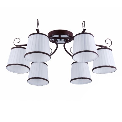 COLOSSEO optima 82136/6C коричневый/хром E27 6*60W COLOSSEO optima 82136/6C коричневый/хром E27 6*60WПотолочные<br><br><br>Тип товара: Люстра<br>Тип лампы: Накаливания / энергосбережения / светодиодная<br>Тип цоколя: E27<br>Количество ламп: 6<br>MAX мощность ламп, Вт: 60<br>Диаметр, мм мм: 600<br>Высота, мм: 240