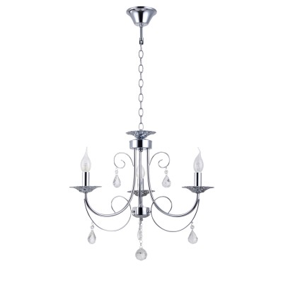 Люстра Colosseo 82143/3 Optima Люстра Colosseo 82143/3 OptimaПодвесные<br><br><br>Установка на натяжной потолок: Да<br>S освещ. до, м2: 9<br>Крепление: Крюк<br>Тип лампы: Накаливания / энергосбережения / светодиодная<br>Тип цоколя: E27<br>Количество ламп: 3<br>MAX мощность ламп, Вт: 60<br>Диаметр, мм мм: 530<br>Высота, мм: 470<br>Цвет арматуры: хром серебристый