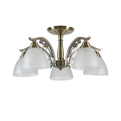 Люстра Colosseo 82146/5C optima Люстра Colosseo 82146/5C optimaПотолочные<br><br><br>S освещ. до, м2: 15<br>Тип лампы: накаливания / энергосбережения / LED-светодиодная<br>Тип цоколя: E27<br>Цвет арматуры: бронзовый<br>Количество ламп: 5<br>Диаметр, мм мм: 570<br>Высота, мм: 560<br>MAX мощность ламп, Вт: 60