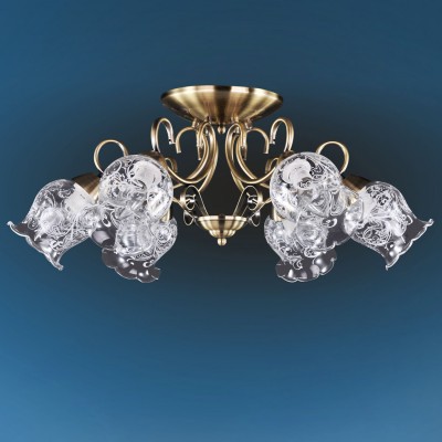 Люстра Colosseo 82404/6C MORGANA Люстра Colosseo 82404/6C MORGANAПотолочные<br>Компания «Светодом» предлагает широкий ассортимент люстр от известных производителей. Представленные в нашем каталоге товары выполнены из современных материалов и обладают отличным качеством. Благодаря широкому ассортименту Вы сможете найти у нас люстру под любой интерьер. Мы предлагаем как классические варианты, так и современные модели, отличающиеся лаконичностью и простотой форм. Стильная люстра Colosseo 82404/6C станет украшением любого дома. Эта модель от известного производителя не оставит равнодушным ценителей красивых и оригинальных предметов интерьера. Люстра Colosseo 82404/6C обеспечит равномерное распределение света по всей комнате. При выборе обратите внимание на характеристики, позволяющие приобрести наиболее подходящую модель. Купить понравившуюся люстру по доступной цене Вы можете в интернет-магазине «Светодом».<br><br>S освещ. до, м2: 18<br>Тип лампы: Накаливания / энергосбережения / светодиодная<br>Тип цоколя: E14<br>Количество ламп: 6<br>MAX мощность ламп, Вт: 60<br>Диаметр, мм мм: 615<br>Высота, мм: 285<br>Цвет арматуры: бронзовый
