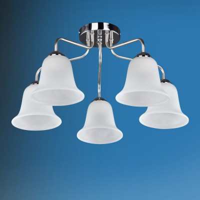Люстра Colosseo 82406/5C OSCAR Люстра Colosseo 82406/5C OSCARПотолочные<br>Компания «Светодом» предлагает широкий ассортимент люстр от известных производителей. Представленные в нашем каталоге товары выполнены из современных материалов и обладают отличным качеством. Благодаря широкому ассортименту Вы сможете найти у нас люстру под любой интерьер. Мы предлагаем как классические варианты, так и современные модели, отличающиеся лаконичностью и простотой форм. Стильная люстра Colosseo 82406/5C станет украшением любого дома. Эта модель от известного производителя не оставит равнодушным ценителей красивых и оригинальных предметов интерьера. Люстра Colosseo 82406/5C обеспечит равномерное распределение света по всей комнате. При выборе обратите внимание на характеристики, позволяющие приобрести наиболее подходящую модель. Купить понравившуюся люстру по доступной цене Вы можете в интернет-магазине «Светодом».<br><br>Установка на натяжной потолок: Да<br>S освещ. до, м2: 15<br>Крепление: Планка<br>Тип лампы: Накаливания / энергосбережения / светодиодная<br>Тип цоколя: E27<br>Количество ламп: 5<br>MAX мощность ламп, Вт: 60<br>Диаметр, мм мм: 580<br>Высота, мм: 260<br>Цвет арматуры: серебристиый хром