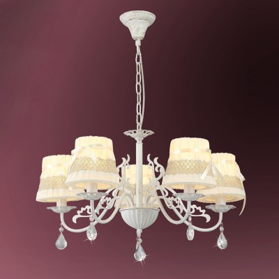 Люстра Colosseo 82504/5 DAISY Люстра Colosseo 82504/5 DAISYПодвесные<br>Компания «Светодом» предлагает широкий ассортимент люстр от известных производителей. Представленные в нашем каталоге товары выполнены из современных материалов и обладают отличным качеством. Благодаря широкому ассортименту Вы сможете найти у нас люстру под любой интерьер. Мы предлагаем как классические варианты, так и современные модели, отличающиеся лаконичностью и простотой форм. Стильная люстра Colosseo 82504/5 станет украшением любого дома. Эта модель от известного производителя не оставит равнодушным ценителей красивых и оригинальных предметов интерьера. Люстра Colosseo 82504/5 обеспечит равномерное распределение света по всей комнате. При выборе обратите внимание на характеристики, позволяющие приобрести наиболее подходящую модель. Купить понравившуюся люстру по доступной цене Вы можете в интернет-магазине «Светодом».<br><br>S освещ. до, м2: 10<br>Тип лампы: Накаливания / энергосбережения / светодиодная<br>Тип цоколя: E14<br>Количество ламп: 5<br>MAX мощность ламп, Вт: 40<br>Диаметр, мм мм: 630<br>Высота, мм: 380 - 650<br>Цвет арматуры: белый