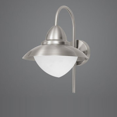 Eglo SIDNEY 83966 светильник уличный Eglo SIDNEY 83966 светильник уличныйНастенные<br>Парковые светильники EGLO SIDNEY (IP44) — светильники для наружного освещения. Степень защиты IP44 — защита от твердых тел gt 1 мм, защита от капель и брызг. В серию входит настенный светильник 2 с датчиком движения. Плафоны из высококачественного прозрачного стекла, арматура из нержавеющей стали. Светильники рассчитаны на обычную лампу E27 60W max. Цвет: нержавеющая сталь (stainless steel).<br><br>Тип цоколя: E27<br>MAX мощность ламп, Вт: 60<br>Диаметр, мм мм: 270<br>Расстояние от стены, мм: 325<br>Высота, мм: 375<br>Оттенок (цвет): белый<br>Цвет арматуры: серебристый<br>Общая мощность, Вт: 2