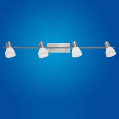 Eglo ARES 1 86216 Светильник поворотный спот Eglo ARES 1 86216 Светильник поворотный спотС 4 лампами<br>Австрийское качество модели светильника Eglo 86216 не оставит равнодушным каждого купившего! Закаленное алебастровое стекло (пр-во Чехия) , основание сталь с никелевыми матирующим покрытием , Класс изоляции 2 (двойная изоляция от вилки до лампы), IP 20, освещенность 1880 lm ,Н=150B=70L=780,4X40W,E14.<br><br>S освещ. до, м2: 10<br>Тип лампы: накал-я - энергосбер-я<br>Тип цоколя: E14<br>Количество ламп: 4<br>Ширина, мм: 70<br>MAX мощность ламп, Вт: 2<br>Размеры основания, мм: 0<br>Длина, мм: 780<br>Высота, мм: 150<br>Оттенок (цвет): белый<br>Цвет арматуры: серый<br>Общая мощность, Вт: 4X40W