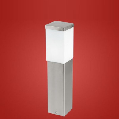 Eglo CALGARY 86388 светильник уличный Eglo CALGARY 86388 светильник уличныйОдиночные фонари<br>Парковые светильники EGLO CALGARY (IP23) — светильники для наружного освещения. Степень защиты IP23 — защита от твердых тел gt; 12 мм, защита от дождя. Плафоны из высококачественного матового стекла, арматура из нержавеющей стали. Светильники рассчитаны на обычную лампу E27 60W max. Цвет: нержавеющая сталь (stainless steel).<br><br>Тип цоколя: E27<br>Ширина, мм: 100<br>MAX мощность ламп, Вт: 60<br>Размеры основания, мм: 90*90<br>Длина, мм: 100<br>Высота, мм: 435<br>Оттенок (цвет): белый<br>Цвет арматуры: серебристый<br>Общая мощность, Вт: 2