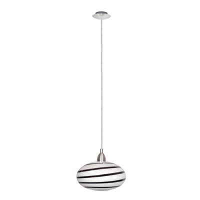 Eglo NARO 87269 Светильник подвесной Eglo NARO 87269 Светильник подвеснойОдиночные<br>Австрийское качество модели светильника Eglo 87269 не оставит равнодушным каждого купившего! Закаленное стекло (пр-во Чехия) c нанесенным узором. Основание сталь. Класс изоляции 2 (двойная изоляция до лампы), IP 20, освещенность 806 lm ,Н=1100D=260,1X60W,E27.<br><br>S освещ. до, м2: 4<br>Тип лампы: накаливания / энергосбережения / LED-светодиодная<br>Тип цоколя: E27<br>Количество ламп: 1<br>MAX мощность ламп, Вт: 60<br>Диаметр, мм мм: 260<br>Высота, мм: 1100<br>Цвет арматуры: серый