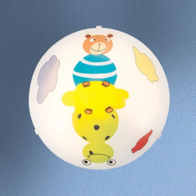 Eglo TAYA 88403 Светильник настенно-потолочный Eglo TAYA 88403 Светильник настенно-потолочныйДетские<br>Австрийское качество модели светильника Eglo 88403 не оставит равнодушным каждого купившего! Матовое закаленное стекло(пр-во Чехия) с дизайнерским оформлением на детскую тему , металический корпус белого цвета, Класс изоляции 1, IP 20. ,D=395,1X60W,E27.<br><br>S освещ. до, м2: 4<br>Тип лампы: накаливания / энергосбережения / LED-светодиодная<br>Тип цоколя: E27<br>Количество ламп: 1<br>MAX мощность ламп, Вт: 60<br>Диаметр, мм мм: 250