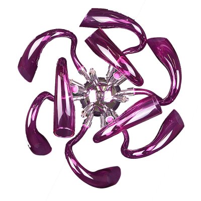 Светильник настенный бра Lightstar 892668 STELLA Светильник настенный бра Lightstar 892668 STELLAМодерн<br><br><br>Тип товара: Светильник настенный бра<br>Тип цоколя: G13<br>Количество ламп: 6<br>MAX мощность ламп, Вт: 40<br>Размеры: D500 H300<br>Оттенок (цвет): фиолетовый<br>Цвет арматуры: серебристый