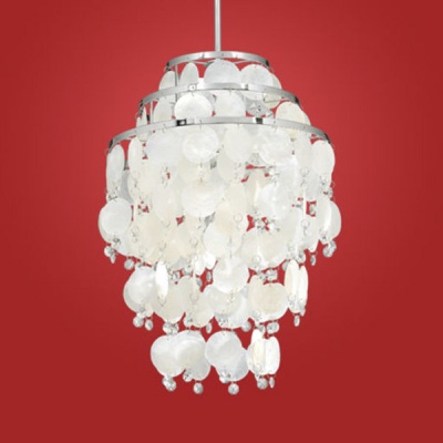 Eglo CHIPSY 90032 Светильник подвесной Eglo CHIPSY 90032 Светильник подвеснойПодвесные<br>Австрийское качество модели светильника Eglo 90032 не оставит равнодушным каждого купившего! Перламутровые лепестки из натуральной морской раковины, Кристаллы (хрусталь Пр-во Египет Asfour), Хромированный глянцевый ажурный корпус, Класс изоляции 2 (двойная изоляция), IP 20, освещенность 1340 lm ,Н=1100D=300,1X100W,E27.<br><br>Установка на натяжной потолок: Да<br>S освещ. до, м2: 3<br>Крепление: Планка<br>Тип лампы: накаливания / энергосбережения / LED-светодиодная<br>Тип цоколя: E27<br>Количество ламп: 1<br>MAX мощность ламп, Вт: 60<br>Диаметр, мм мм: 300<br>Размеры основания, мм: 0<br>Высота, мм: 1100<br>Оттенок (цвет): белый жемчужный, прозрачный<br>Цвет арматуры: серебристый<br>Общая мощность, Вт: 1X60W