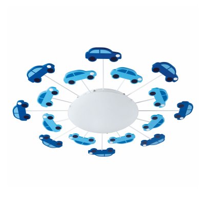 Eglo VIKI 1 92146 Детский светильник Eglo VIKI 1 92146 Детский светильникПотолочные<br>Австрийское качество модели светильника Eglo 92146 не оставит равнодушным каждого купившего! Матовое закаленное стекло(пр-во Чехия), металлический корпус с декоративными элементами деткой тематики, оснащённые вкраплениями накапливающими свет и отдающими его в темноте. Класс изоляции 1, IP 20. ,D=630,1X60W,E27.<br><br>Установка на натяжной потолок: Ограничено<br>S освещ. до, м2: 1<br>Крепление: Планка<br>Тип лампы: накаливания / энергосбережения / LED-светодиодная<br>Тип цоколя: E27<br>Количество ламп: 1<br>MAX мощность ламп, Вт: 60<br>Диаметр, мм мм: 630<br>Размеры основания, мм: 0<br>Расстояние от стены, мм: 80<br>Оттенок (цвет): белый<br>Цвет арматуры: голубой<br>Общая мощность, Вт: 1X60W