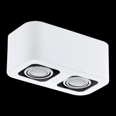 Eglo TORENO 93012 Настенно-потолочные светильники Eglo TORENO 93012 Настенно-потолочные светильникиКарданные<br><br><br>Цветовая t, К: 3000 (теплый белый)<br>Тип лампы: галогенная/LED<br>Тип цоколя: GU10<br>Количество ламп: 2<br>Ширина, мм: 130<br>MAX мощность ламп, Вт: 5<br>Размеры основания, мм: 0<br>Длина, мм: 240<br>Высота, мм: 95<br>Цвет арматуры: белый, хром<br>Общая мощность, Вт: 2X5W