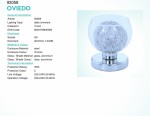 Настольная лампа Eglo 93058 OVIEDO
