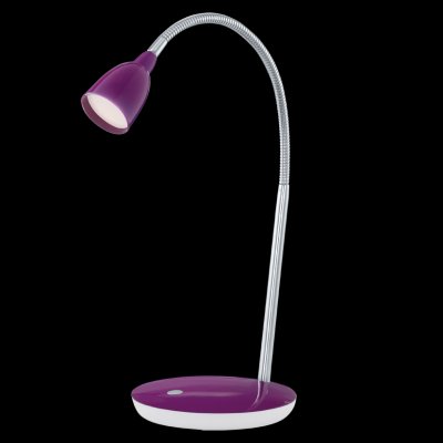 Eglo DURENGO 93079 Офисная настольная лампа Eglo DURENGO 93079 Офисная настольная лампаСветодиодные<br>Настольная лампа – это не просто источник дополнительного освещения, но и оригинальный элемент декора. Его можно установить в спальне, гостиной, кабинете и других комнатах. Интернет-магазин «Светодом» предлагает настольные лампы разных стилей по доступным ценам. Благодаря большому ассортименту Вы обязательно найдете в нашем каталоге именно ту модель, которую искали. Настольная лампа Eglo 93079 – прекрасный вариант для завершения интерьера. Ее можно включить одновременно с люстрой для более яркого освещения или без нее для создания уютной атмосферы, настраивающей на отдых. Купить настольную лампу Eglo 93079 Вы можете с помощью виртуальной «Корзины» или по контактным номерам, указанным на сайте.<br><br>Цветовая t, К: 3000 (теплый белый)<br>Тип лампы: LED - светодиодная<br>Тип цоколя: LED<br>Диаметр, мм мм: 160<br>Размеры основания, мм: 160<br>Высота, мм: 380<br>Цвет арматуры: фиолетовый<br>Общая мощность, Вт: 3W