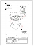 Настенно-потолочный светильник Eglo 93287 LED CARPI