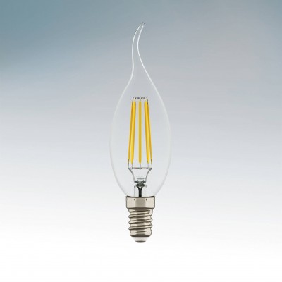 Lightstar 933602 Лампа LED FILAMENT 220V CA35 E14 6W=65W 400-430LM 360G CL 2800K 30000H Lightstar 933602 Лампа LED FILAMENT 220V CA35 E14 6W=65W 400-430LM 360G CL 2800K 30000HВ виде свечи<br>В интернет-магазине «Светодом» можно купить не только люстры и светильники, но и лампочки. В нашем каталоге представлены светодиодные, галогенные, энергосберегающие модели и лампы накаливания. В ассортименте имеются изделия разной мощности, поэтому у нас Вы сможете приобрести все необходимое для освещения. <br> Лампа Lightstar 933602 LED FILAMENT 220V CA35 E14 6W=65W 400-430LM 360G CL 2800K 30000H обеспечит отличное качество освещения. При покупке ознакомьтесь с параметрами в разделе «Характеристики», чтобы не ошибиться в выборе. Там же указано, для каких осветительных приборов Вы можете использовать лампу Lightstar 933602 LED FILAMENT 220V CA35 E14 6W=65W 400-430LM 360G CL 2800K 30000HLightstar 933602 LED FILAMENT 220V CA35 E14 6W=65W 400-430LM 360G CL 2800K 30000H. <br> Для оформления покупки воспользуйтесь «Корзиной». При наличии вопросов Вы можете позвонить нашим менеджерам по одному из контактных номеров. Мы доставляем заказы в Москву, Екатеринбург и другие города России.<br><br>Цветовая t, К: 2800<br>Тип лампы: LED<br>Тип цоколя: E14<br>MAX мощность ламп, Вт: 6